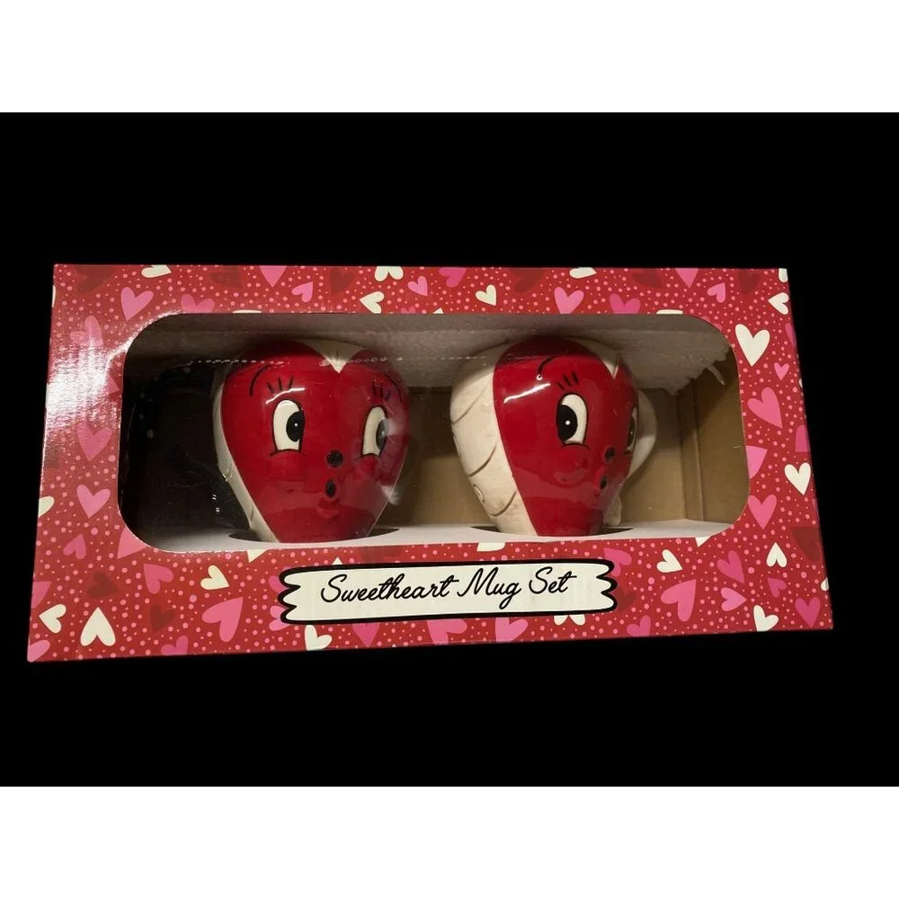 Johanna Parker Design Ceramic Sugar & Creamer Set Festive Holiday Cups Lot 6 New - Picture 7 of 14